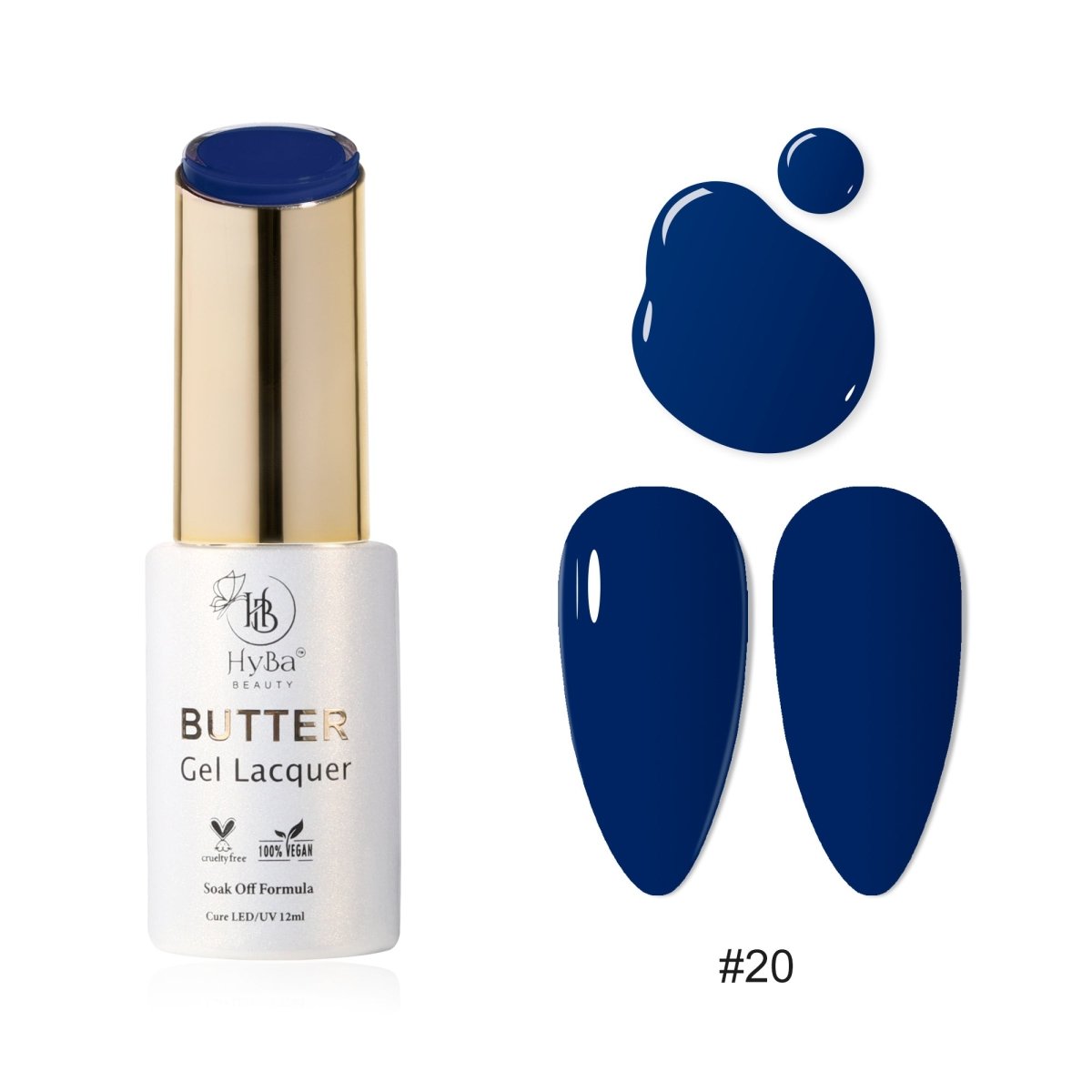 BUTTER Gel Polish SERIES 2 (Colors 011 - 020) - HYBA BEAUTY